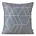 DESIGN 91 Poszewka GEO 02 z mikrofibry z nadrukiem geometrycznym