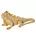 IGUANA- figurka dekoracyjna ELDO 2 o drobnym strukturalnym wzorze