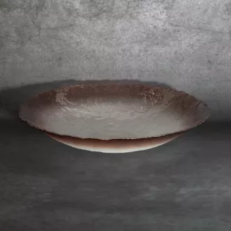TERRA COLLECTION Misa SEVILLE ze szkła artystycznego z geometrycznym wzorem