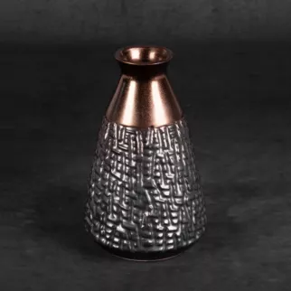 Wazon ceramiczny MORENA z wytłaczanym wzorem