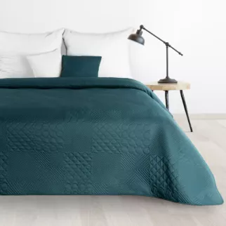 DESIGN 91 Narzuta BONI z patchworkowym motywem wytłaczanym techniką hot press