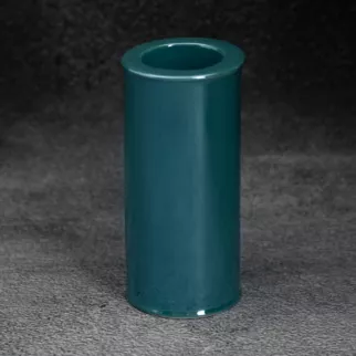 Świecznik ceramiczny w formie walca SIMONA z perłowym połyskiem
