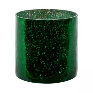 Osłona na donicę VERRE ze szkła artystycznego z marmurkową fakturą