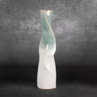 Wazon ceramiczny LIANA w stylu boho z efektem ombre