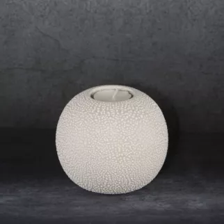 Świecznik ceramiczny RISO z efektem rosy