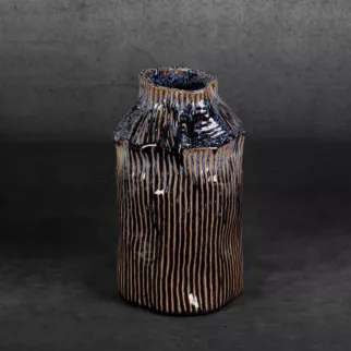 Wazon ceramiczny ALDA o nieregularnym kształcie w stylu boho