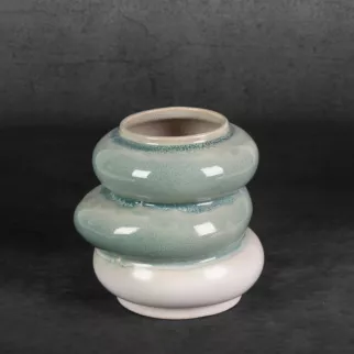 Wazon ceramiczny LIANA w stylu boho z efektem ombre
