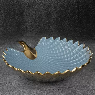 Patera ceramiczna HIRAL  w formie liścia