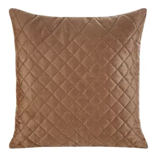 DESIGN 91 Poszewka LUIZ 3 welwetowa pikowana metodą hot press w geometryczny wzór