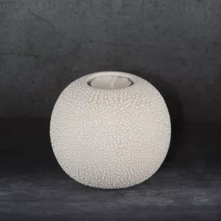Świecznik ceramiczny RISO z efektem rosy