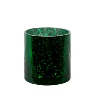 Świecznik VERRE ze szkła artystycznego z marmurkową fakturą