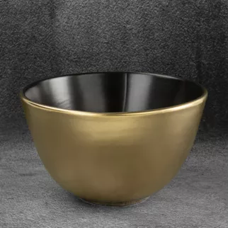 Misa ceramiczna EBRU czarno-złota