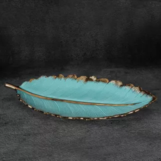 Patera ceramiczna HIRAL w formie liścia