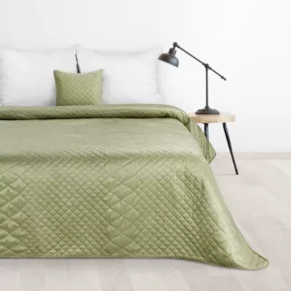 DESIGN 91 Narzuta LUIZ 3 welwetowa pikowana metodą hot press w geometryczny wzór