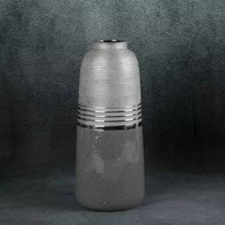 Wazon ceramiczny NELI o łączonych fakturach, nowoczesny
