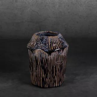 Wazon ceramiczny ALDA o nieregularnym kształcie w stylu boho