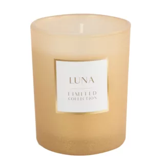 LIMITED COLLECTION Świeca zapachowa LUNA  w szkle BLASK BIELI