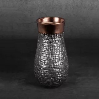 Wazon ceramiczny MORENA z wytłaczanym wzorem