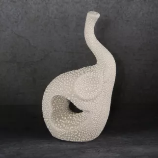 Słoń figurka ceramiczna RISO z efektem rosy
