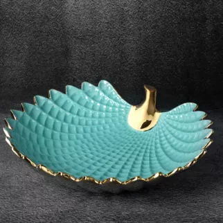 Patera ceramiczna HIRAL w formie liścia