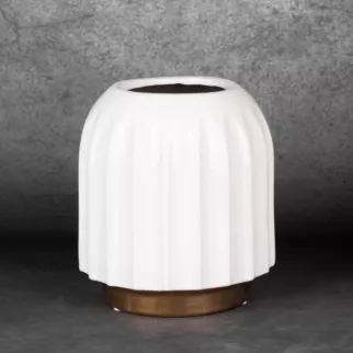 Wazon ceramiczny MONA z geometrycznym motywem