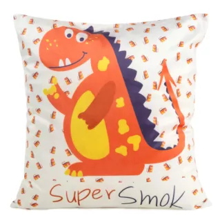 DESIGN 91 Poszewka welwetowa KIDS 8B z motywem smoka
