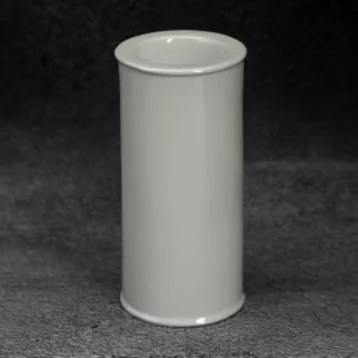 Świecznik ceramiczny w formie walca SIMONA z perłowym połyskiem