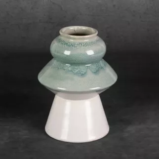 Wazon ceramiczny LIANA w stylu boho z efektem ombre