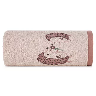 Ręcznik kąpielowy dziecięcy 50x90 cm bawełniany kolor różowy 450 g/m2 BABY 68