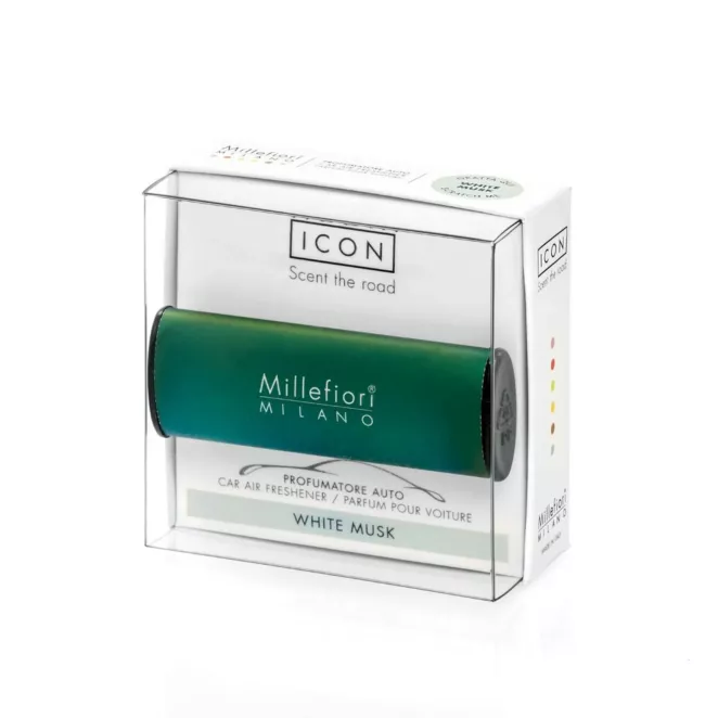 MILLEFIORI Zapach do samochodu  CAR ICON White Musk