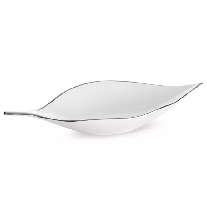Patera ceramiczna dekoracyjna ABBI w kształcie liścia