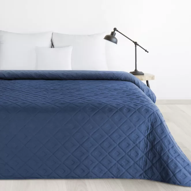 DESIGN 91 Narzuta ALARA 6 z geometrycznym wzorem wykonana techniką hot press
