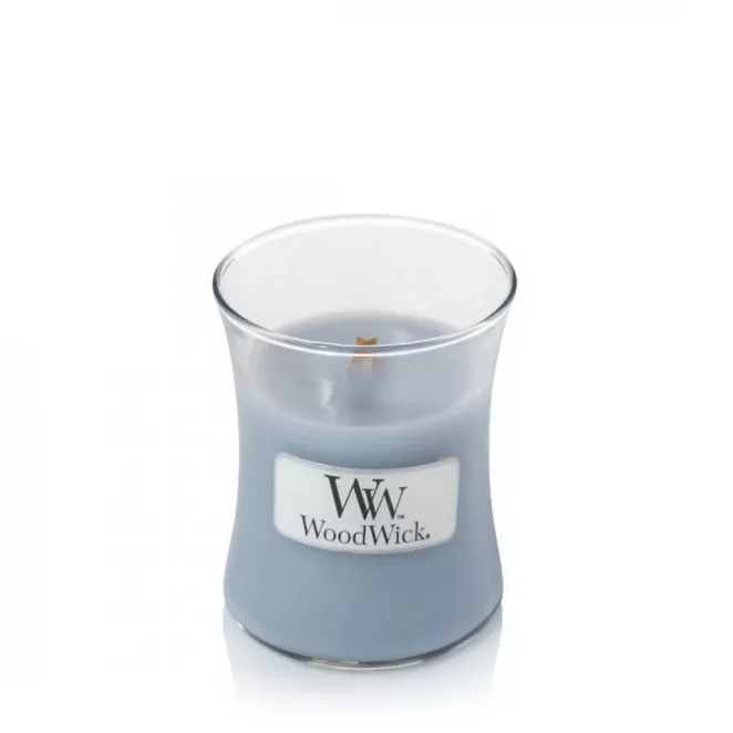 WOOD WICK - mała świeca z drewnianym knotem - Fireside