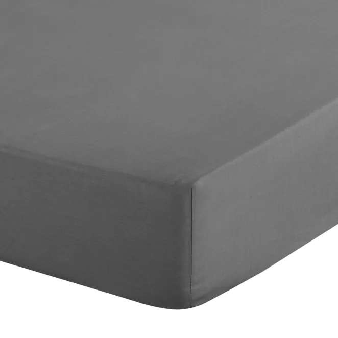 Prześcieradło z gumką 100x200 cm z mikrowłókna kolor stalowy 90 g/m2 SOFT Design 91