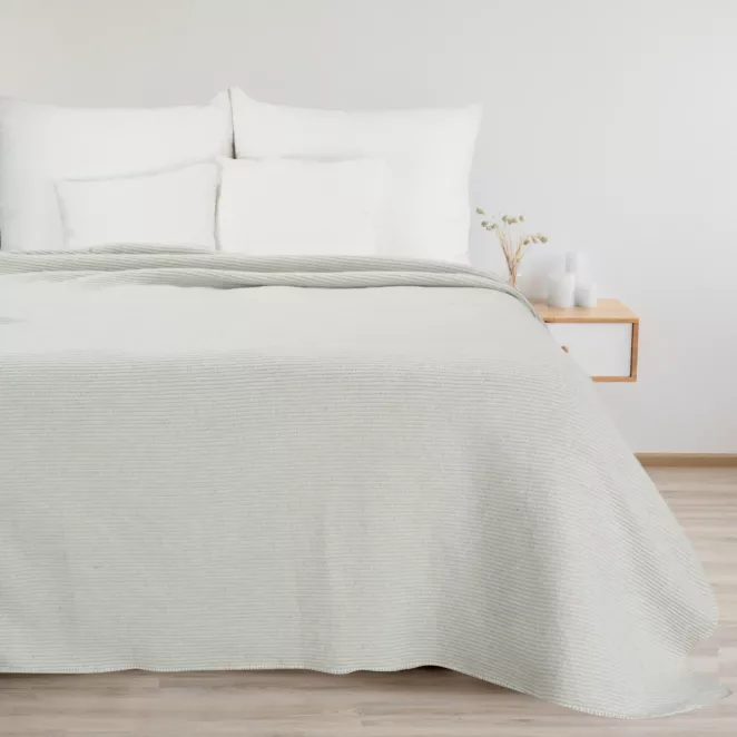 DESIGN 91 Koc AMBER bardzo miękki w dotyku ze strukturalnym wzorem 3D z włókien bawełniano-akrylowych