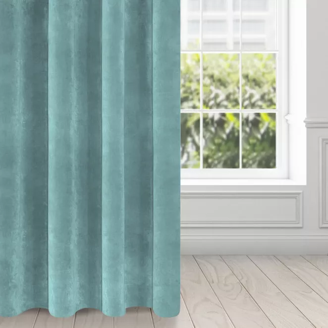 Zasłona morska z ekskluzywnego matowego welwetu 140x250 cm przelotka RIA Diva Line
