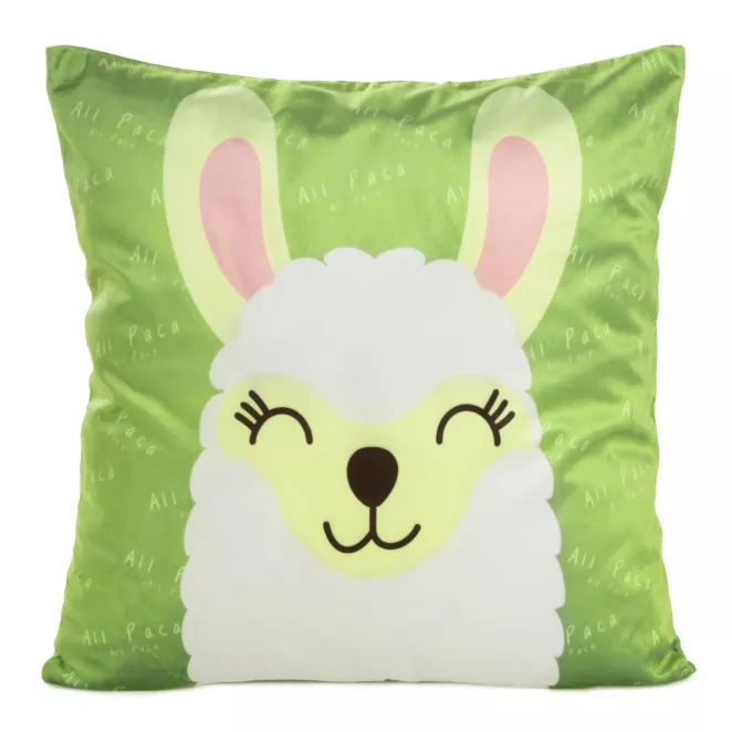 DESIGN 91 Poszewka welwetowa KIDS 2 z motywem lamy