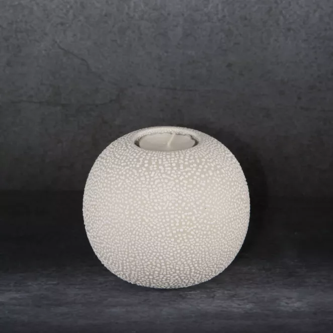 Świecznik ceramiczny RISO z efektem rosy