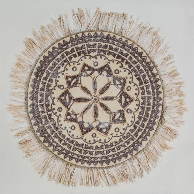 Obraz ORAMENTS kolaż z okrągłym ornamentem w stylu boho
