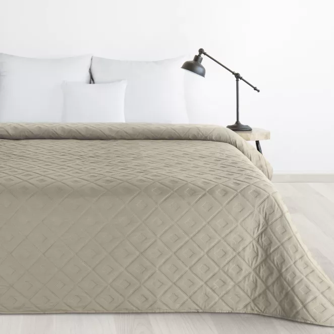 DESIGN 91 Narzuta ALARA 6 z geometrycznym wzorem wykonana techniką hot press