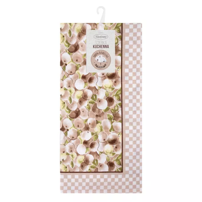 Komplet ściereczek kuchennych 2szt 50x70 cm bawełniany kolor beżowy 200 g/m2 MELANI