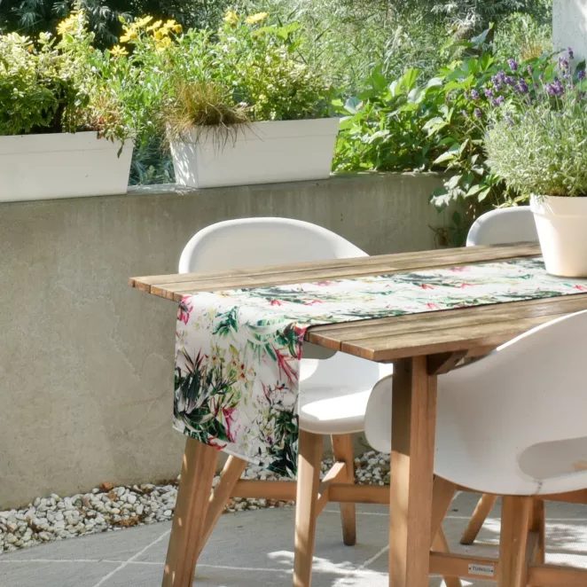Bieżnik GARDEN na taras oraz balkon z wodoodpornej tkaniny