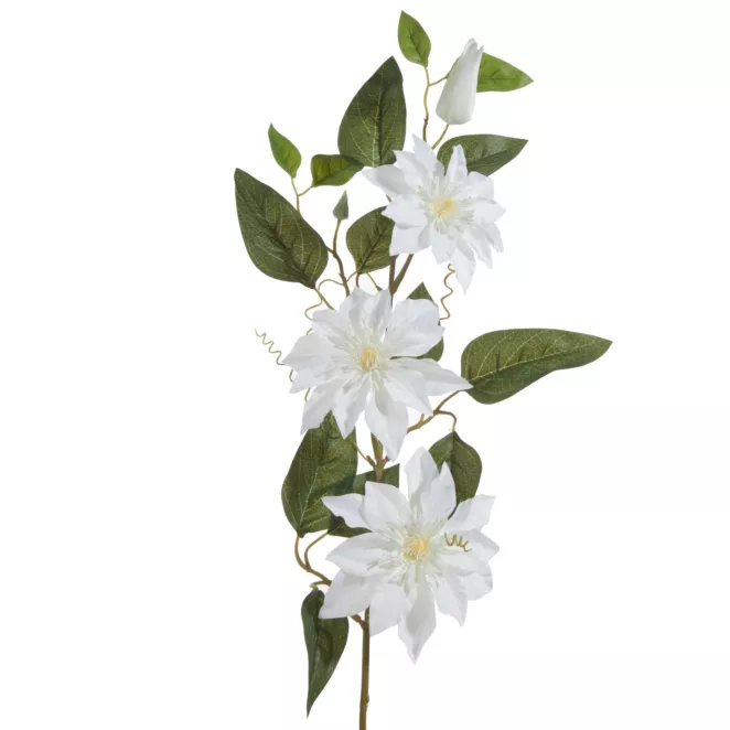 POWOJNIK CLEMATIS  Duży sztuczny kwiat do salonu