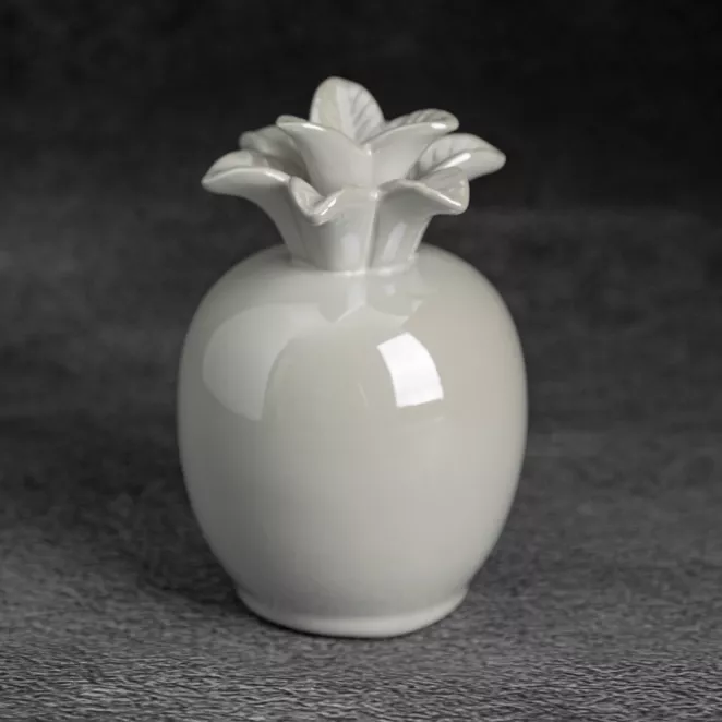 Ananas - figurka ceramiczna SIMONA z perłowym połyskiem