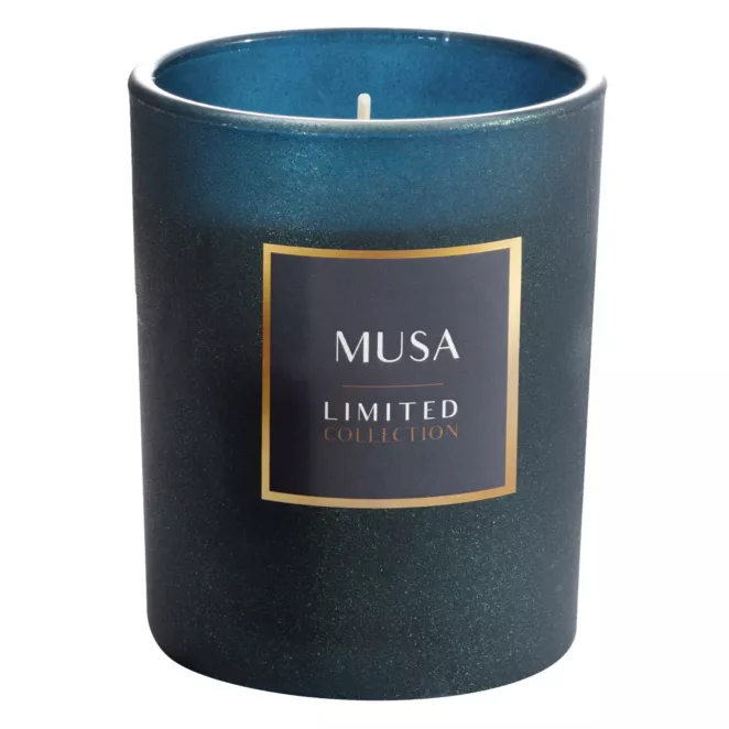 LIMITED COLLECTION Świeca zapachowa MUSA  w szkle ENERGIA GRANATU