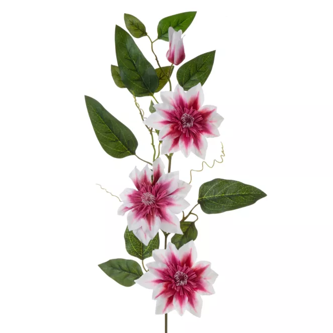 POWOJNIK CLEMATIS  Duży sztuczny kwiat do salonu