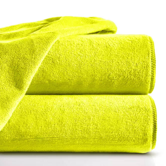 Ręcznik szybkoschnący 50x90 cm z mikrofibry kolor zielony sportowy 380g/m2 AMY