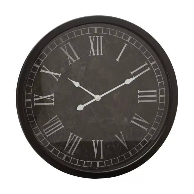Dekoracyjny zegar ścienny z rzymskimi cyframi, styl retro, 40 cm średnicy