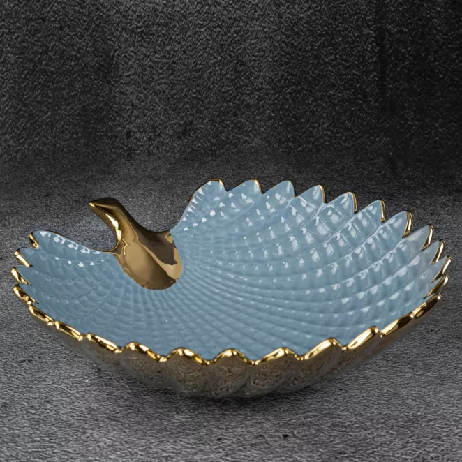 Patera ceramiczna HIRAL  w formie liścia