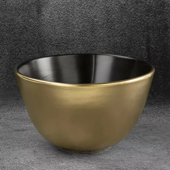 Misa ceramiczna EBRU czarno-złota